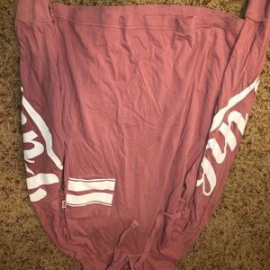pink thin hoodie